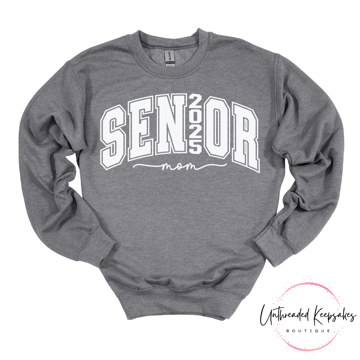 Senior 2025 Mom Graphic Crewneck