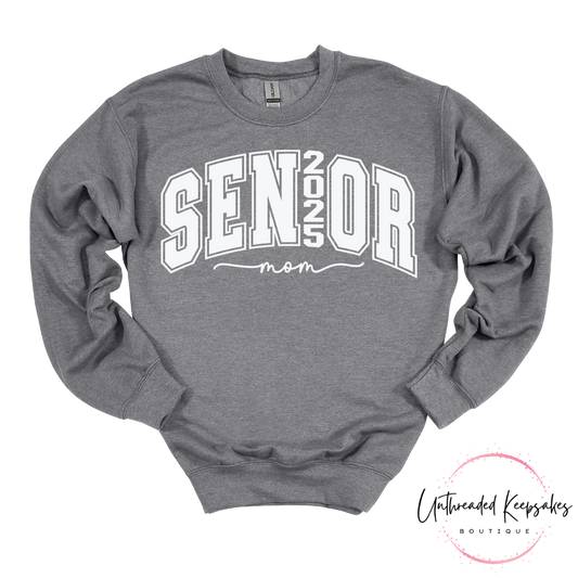 Senior 2025 Mom Graphic Crewneck