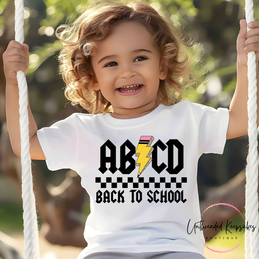 ABCD Back to School Toddler/Youth Graphic T-Shirt