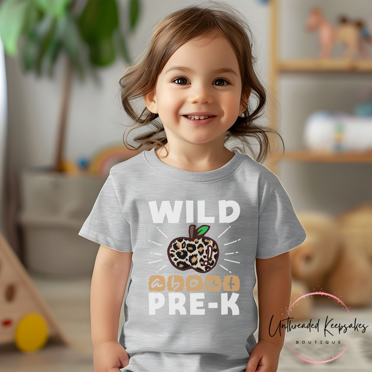 Wild About Pre-K Toddler Graphic T-Shirt