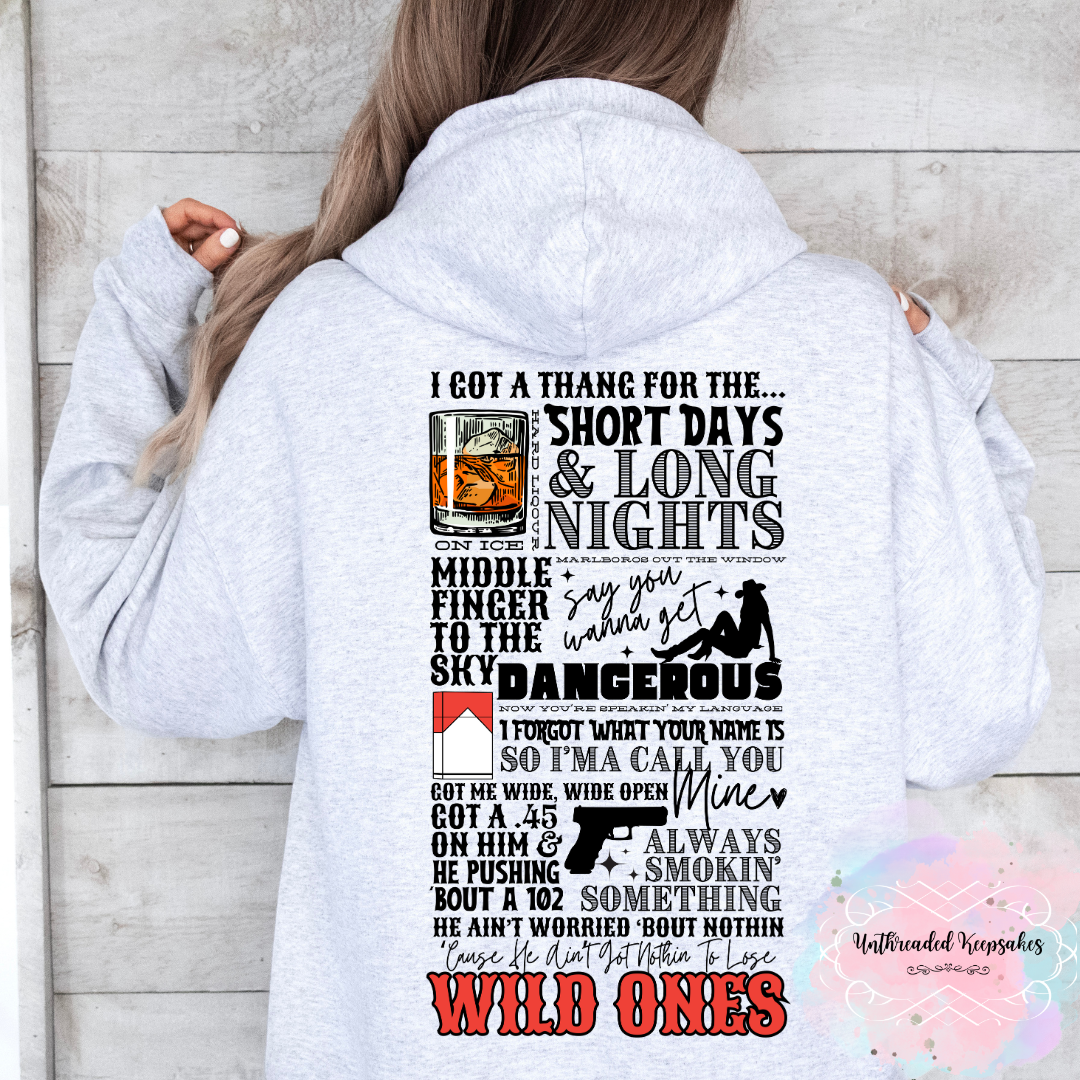 Wild Ones Music Graphic Hoodie