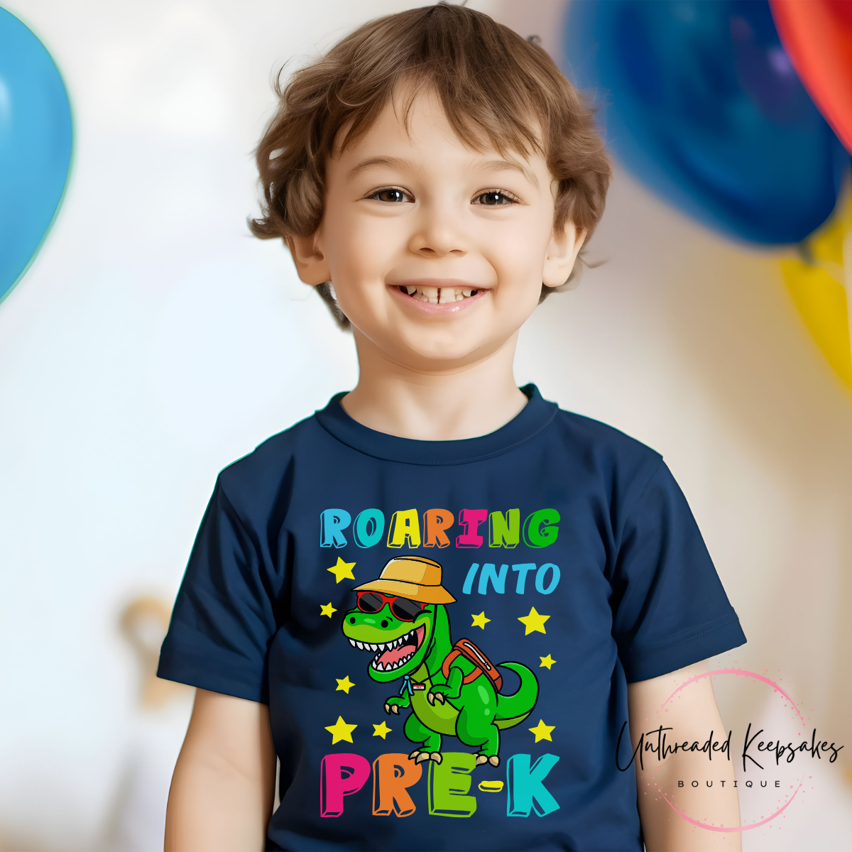 Roaring Into Pre-K Toddler Graphic T-Shirt