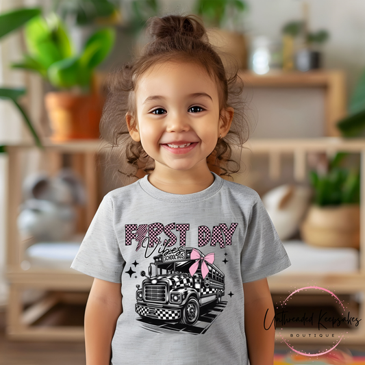 First Day Vibes Toddler/Youth Graphic T-Shirt