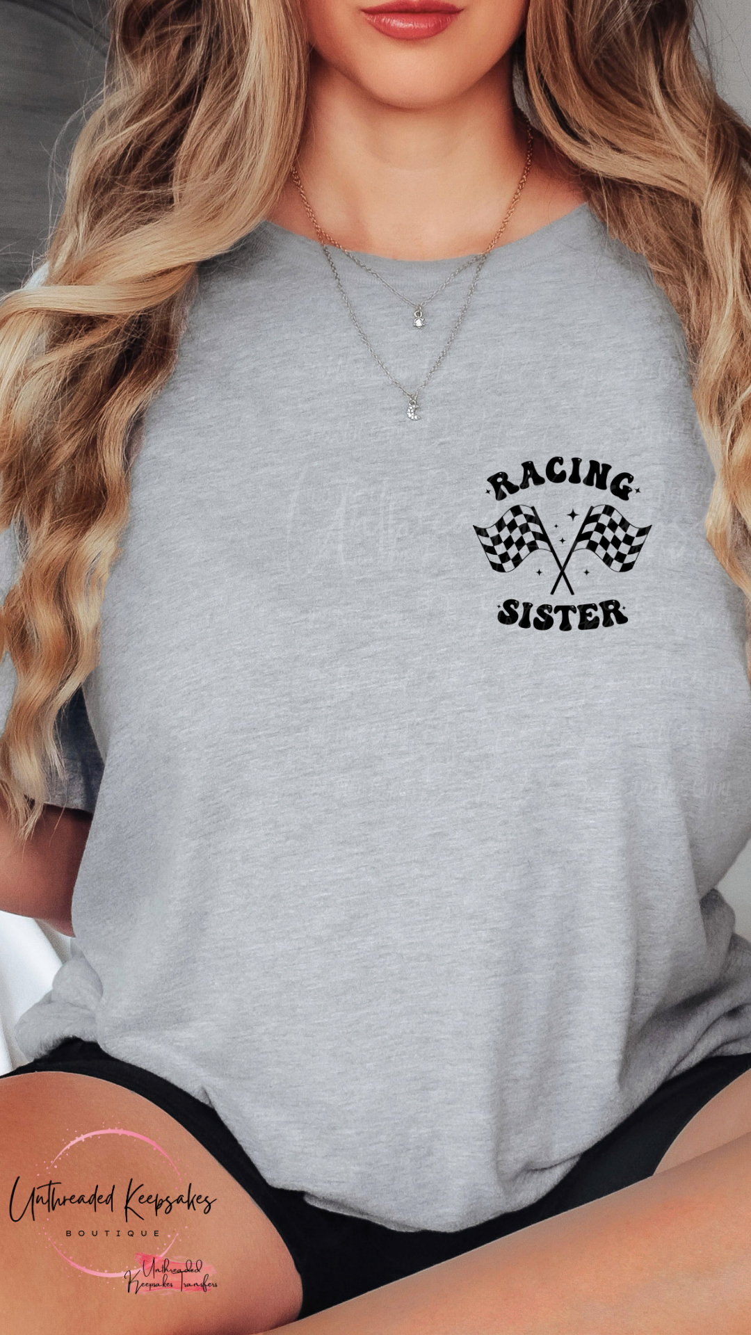 Someone's Loud Mouth Racing Sister Graphic T-shirt