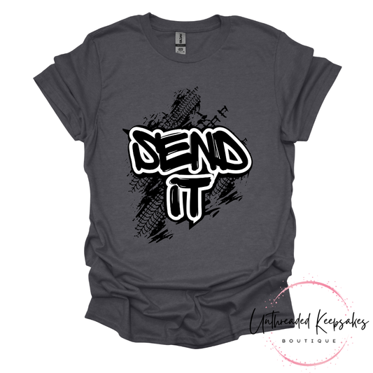 Send It Moto Theme Graphic T-Shirt