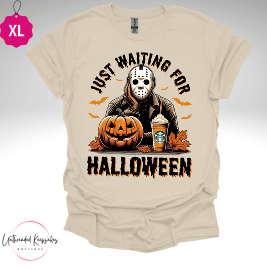 Just Waiting For Halloween Graphic T-Shirt