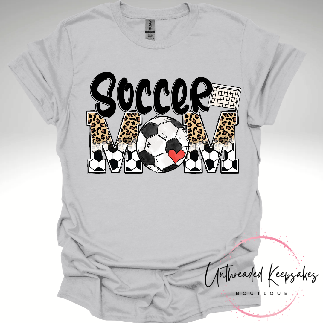 Sports Mom Options Baseball -Soccer-Basketball-Volleyball-Football Cute Graphic T-Shirt