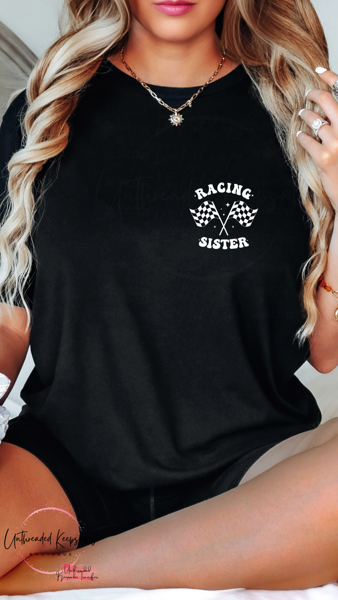 Someone's Loud Mouth Racing Sister Graphic T-shirt