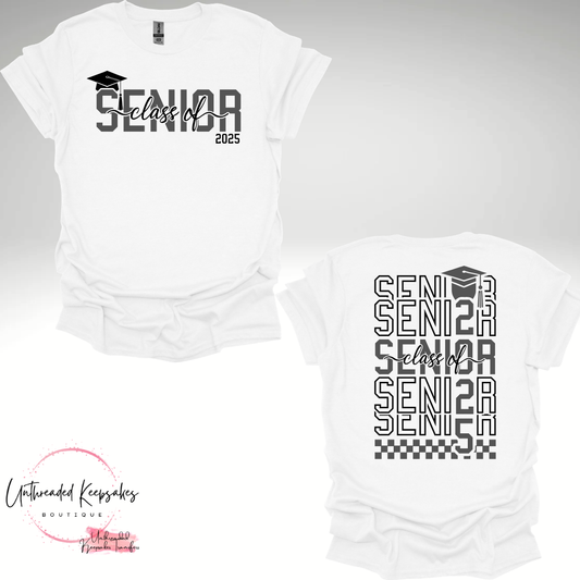 Senior 2025 Graduation Graphic T-Shirt