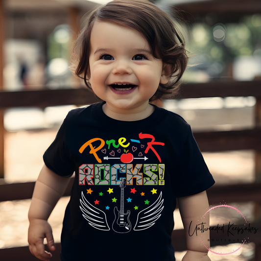 Pre-K Rocks Toddler Graphic T-Shirt