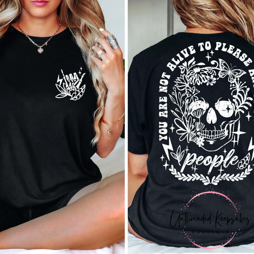 Not Alive to Please any of These People Graphic T-Shirt