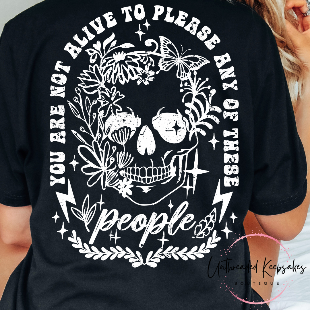 Not Alive to Please any of These People Graphic T-Shirt