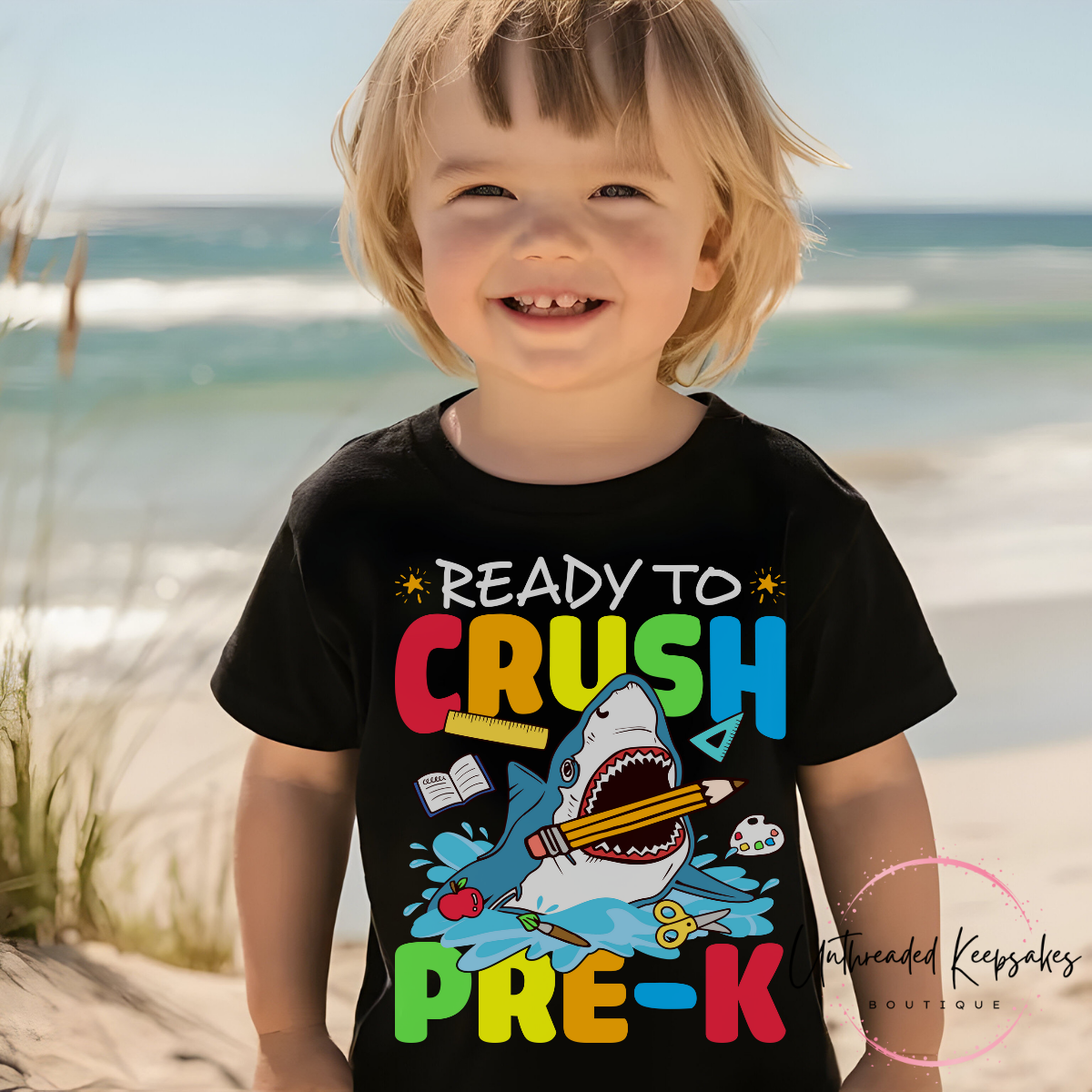 Im Ready To Crush Pre-K Toddler Graphic T-Shirt