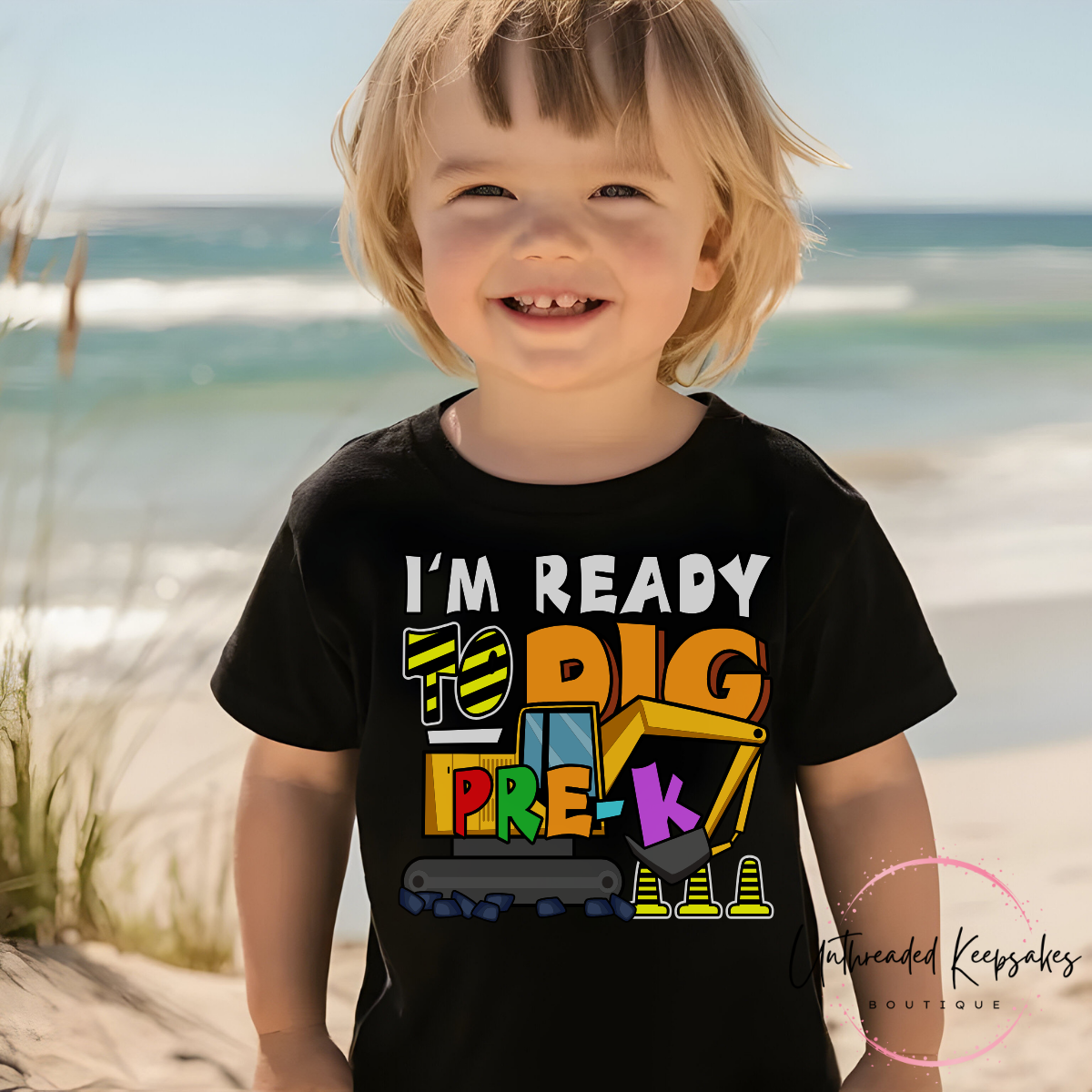 Im Ready to Dig Toddler Graphic T-Shirt