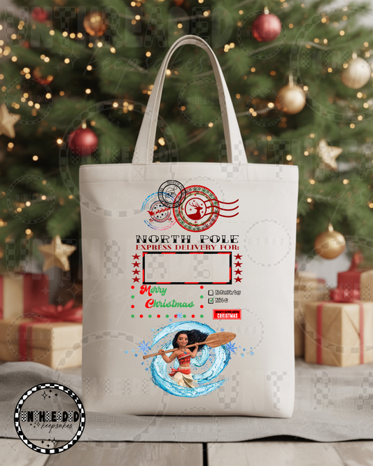 Moana Holiday Canvas Tote Bag