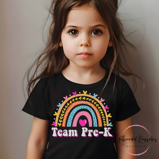 Team Pre-K Toddler Graphic T-Shirt