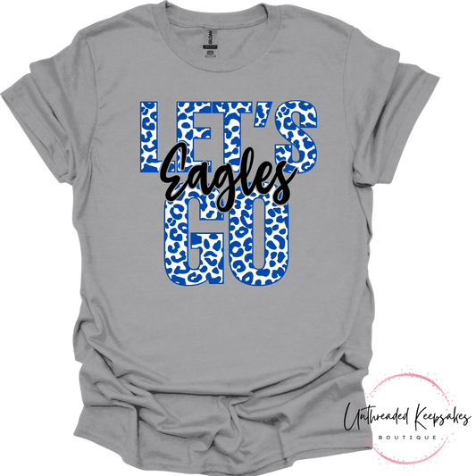 Lets Go Eagles Toddler/Youth/Adult Graphic T-Shirt