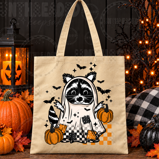 Halloween Ghost Raccoon