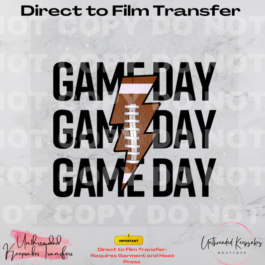 Game Day Football Direct To Film Transfer