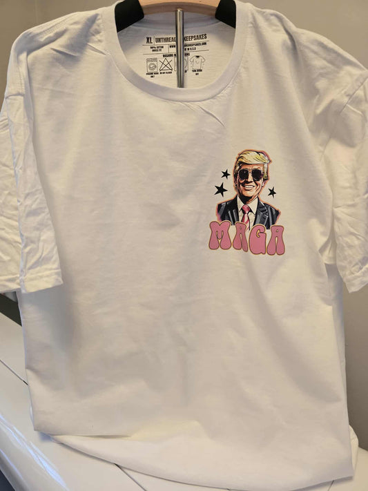 ⭐ Trump 2024 MAGA Graphic T-Shirt – XL – Retro Vibes