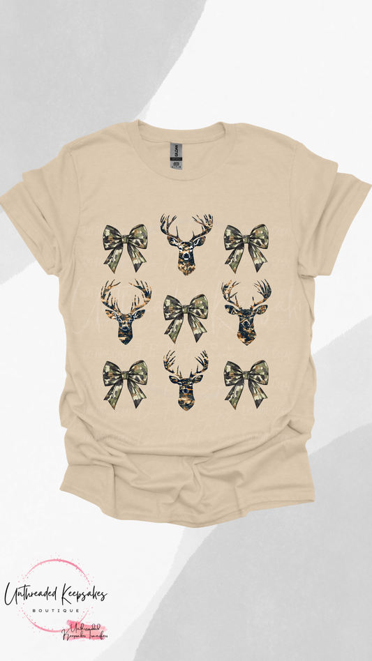 Deer Hunting Bows Cute Graphic T-shirt