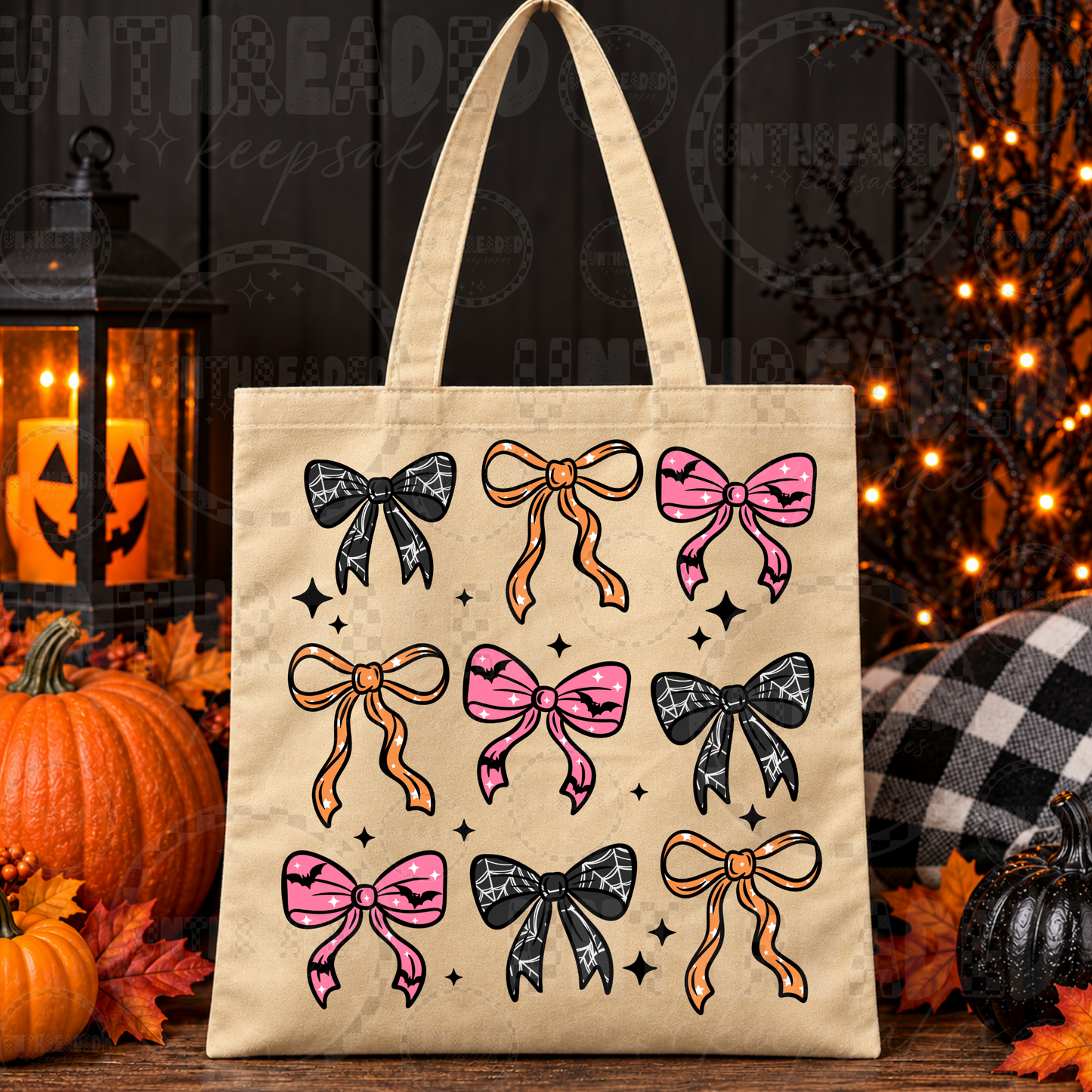 Halloween Bows Tote Bag