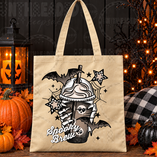 Spooky Brew Halloween Tote Bag