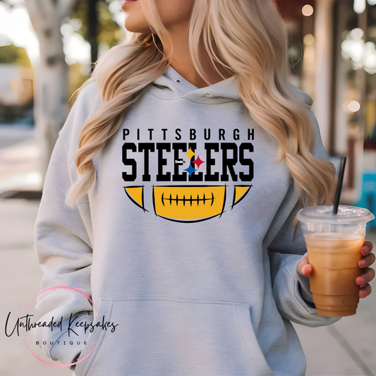 Football Steelers Graphic Hoodie