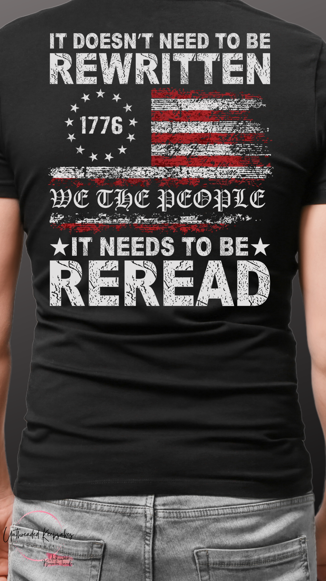 It Doesnt Need To Be Rewritten It Needs To Be Reread Unisex Graphic T-Shirt