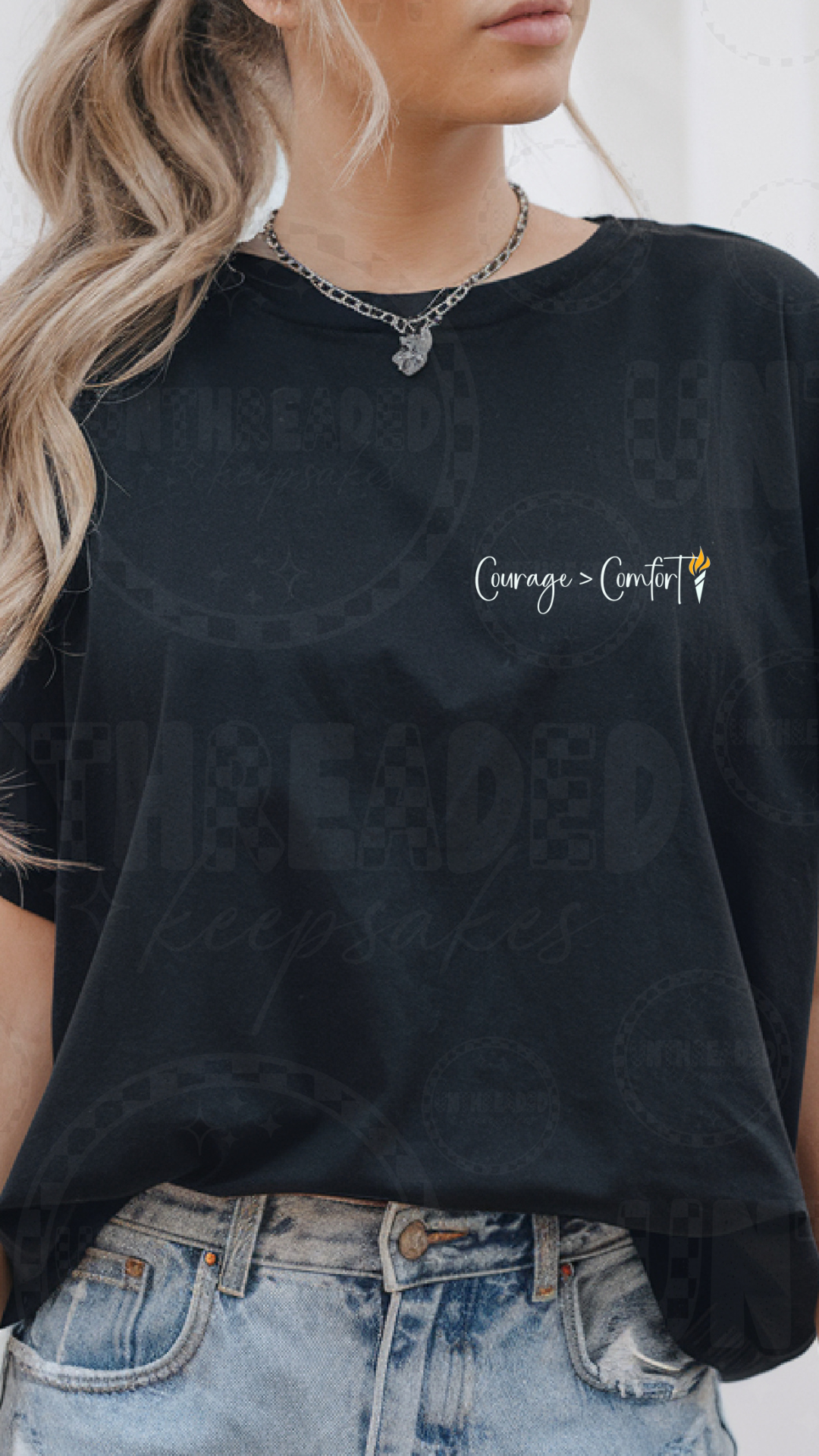 Courage > Comfort Charlie Kirk Memorial Tribute T-Shirt