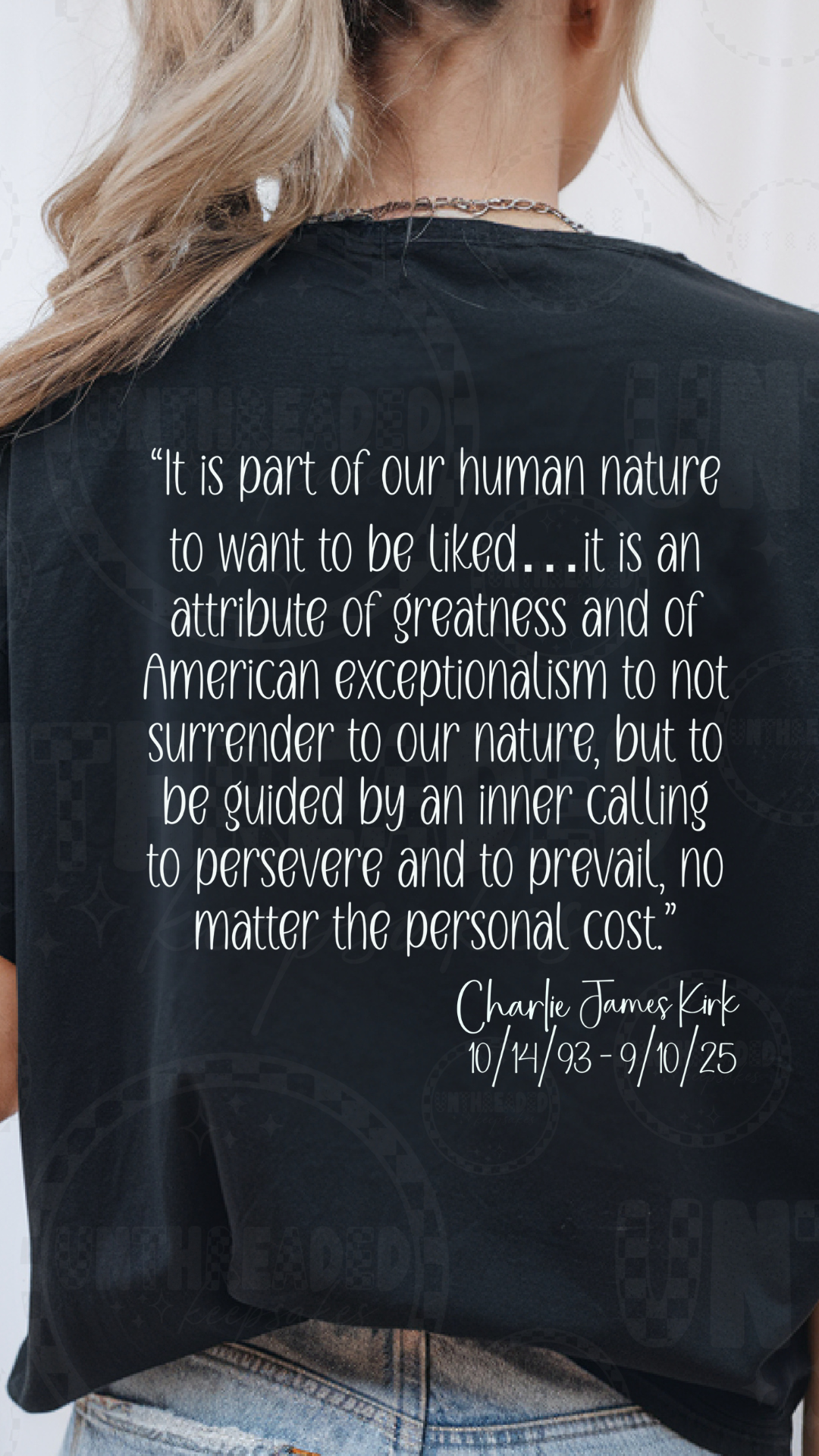 Courage > Comfort Charlie Kirk Memorial Tribute T-Shirt