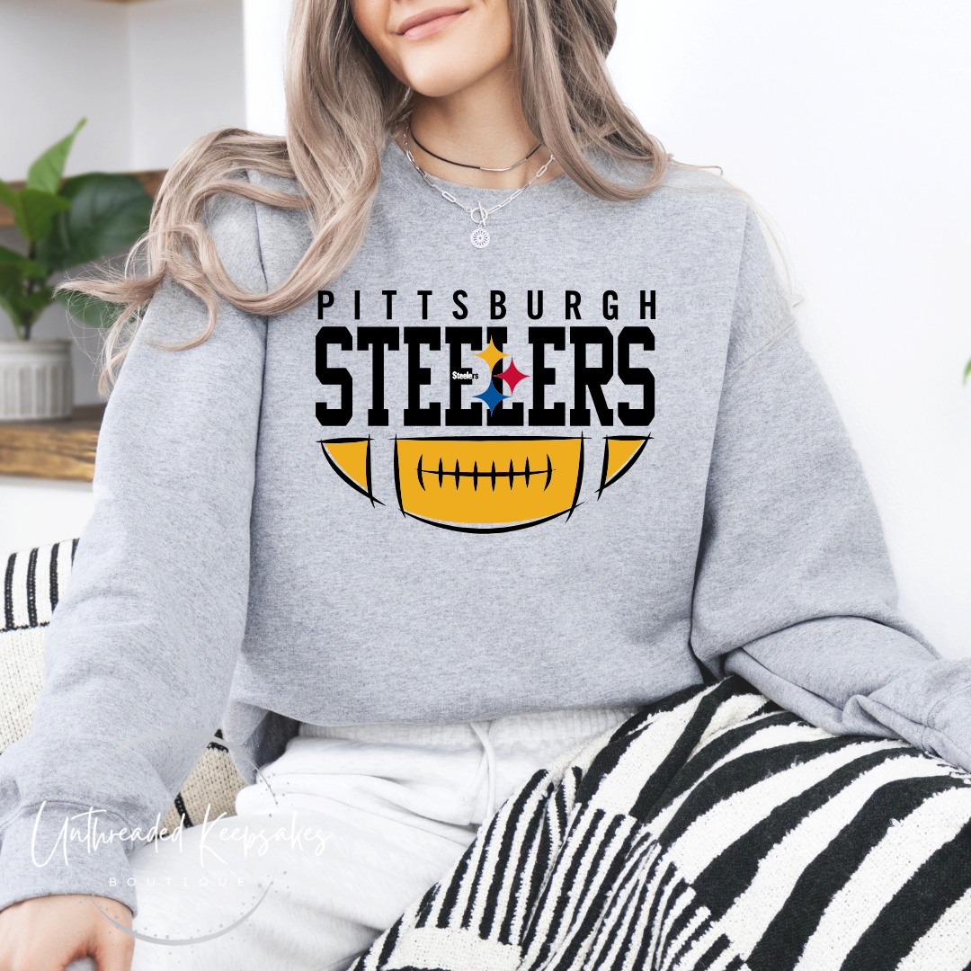 Football Steelers Graphic Crewneck