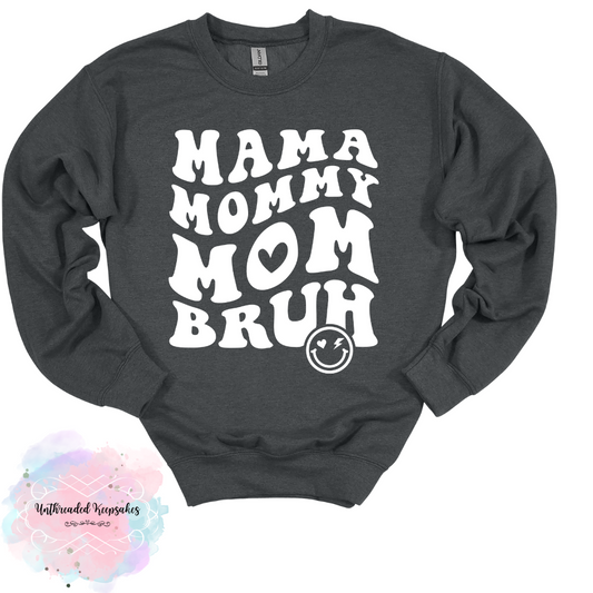 Mama Mommy Gray Crewneck