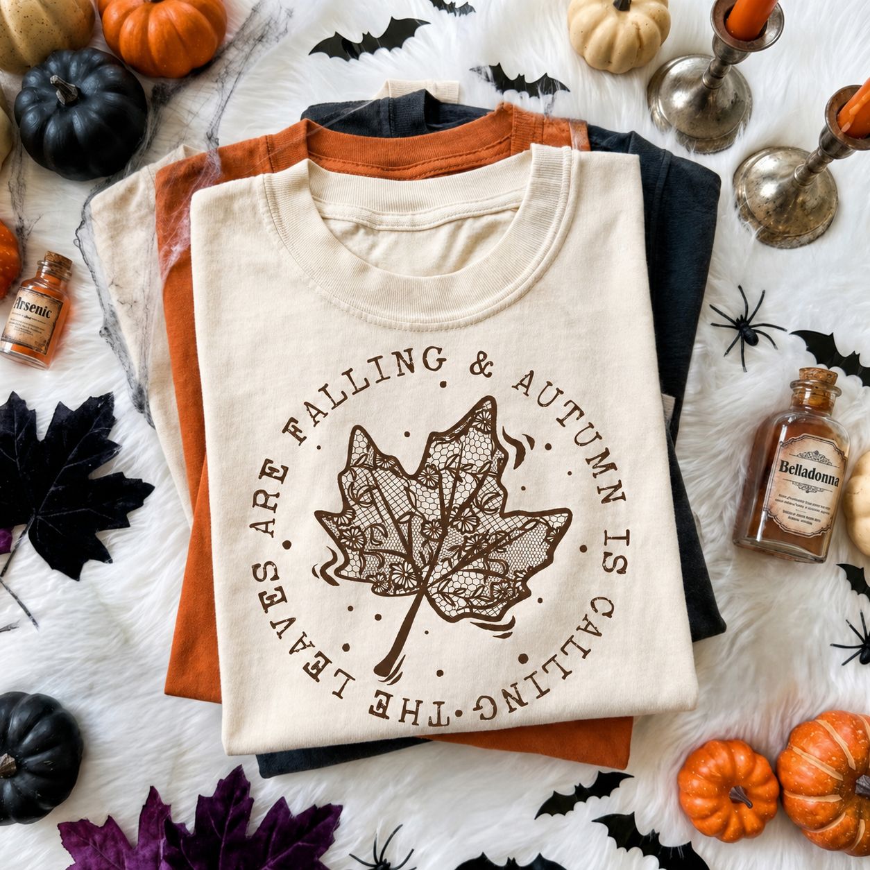 The Leaves Are Falling and Autumn Is Calling Graphic Shirt