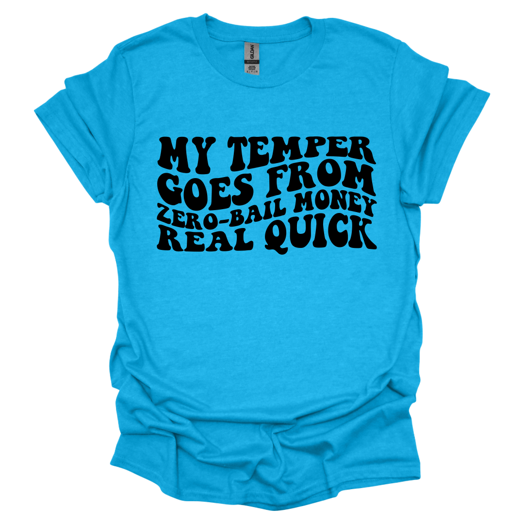 My temper graphic t-shirt