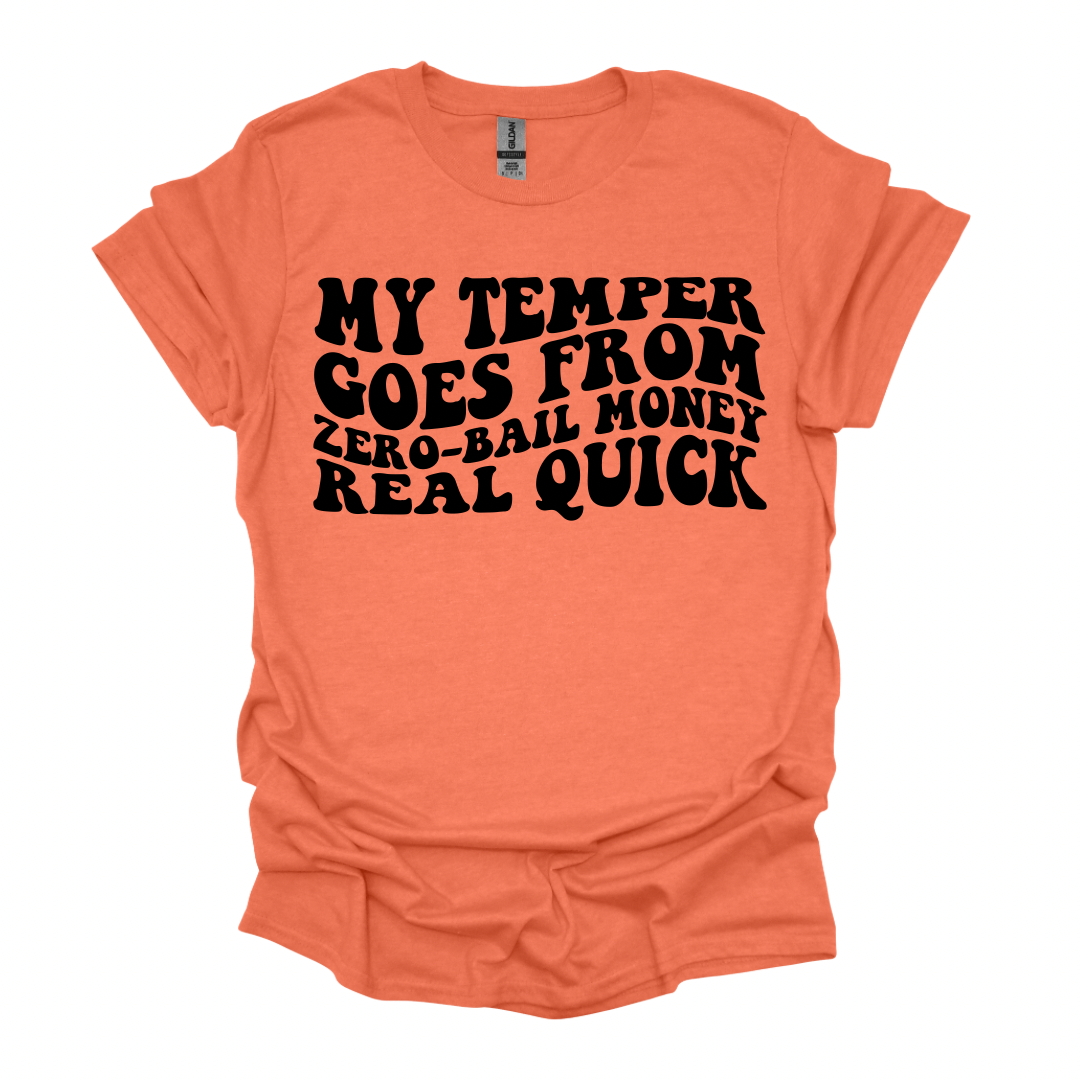 My temper graphic t-shirt