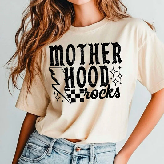 Motherhood Rocks Women’s Graphic T-Shirt