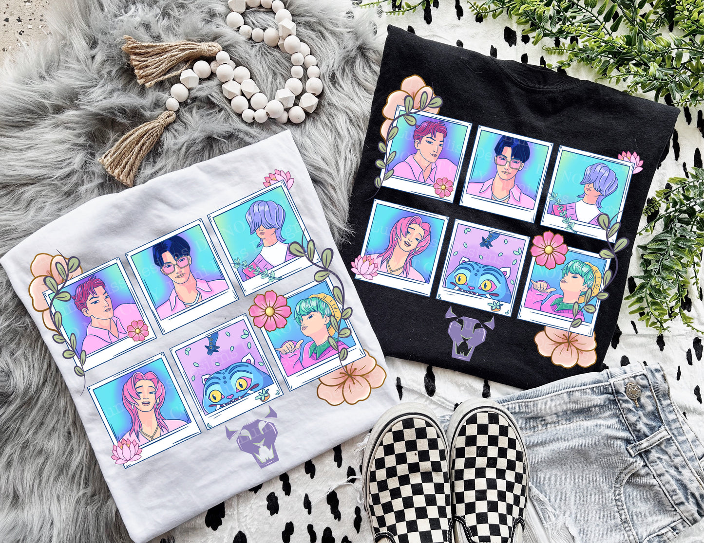 🌸 Idol Polaroid Aesthetic Tee – Unisex Graphic Shirt