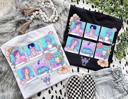 🌸 Idol Polaroid Aesthetic Tee – Unisex Graphic Shirt