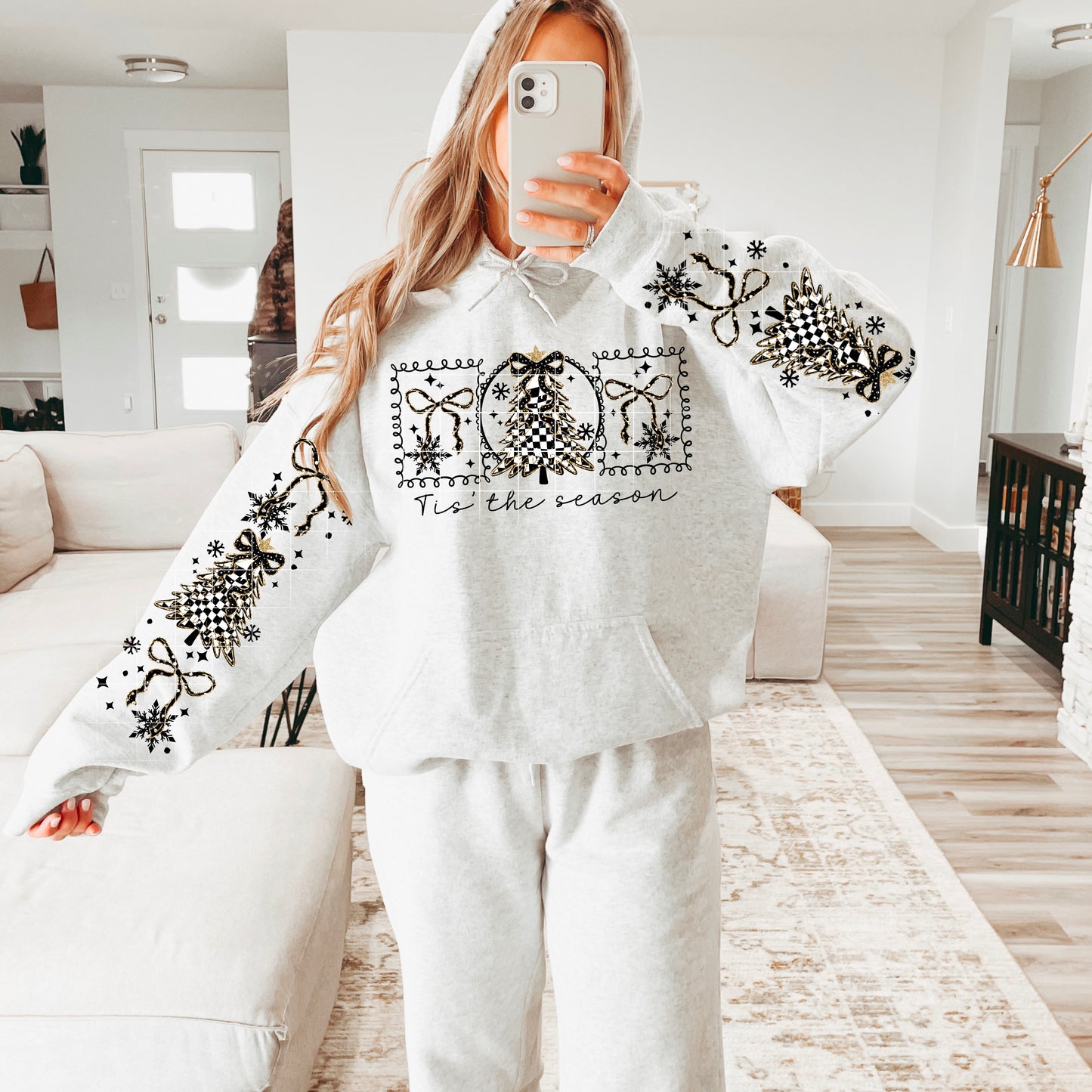 🎄✨ ’Tis The Season Christmas Hoodie 🎁 Cozy Festive Sweatshirt