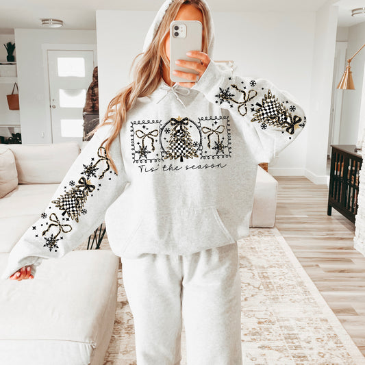 🎄✨ ’Tis The Season Christmas Hoodie 🎁 Cozy Festive Sweatshirt