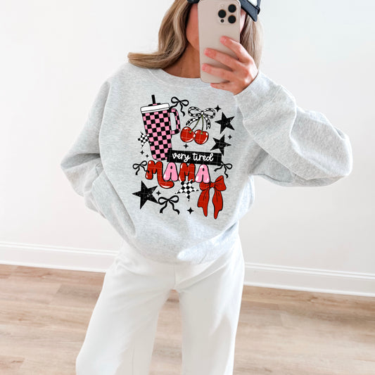 ✨ Very Tired Mama Sweatshirt ✨❤️☕💫