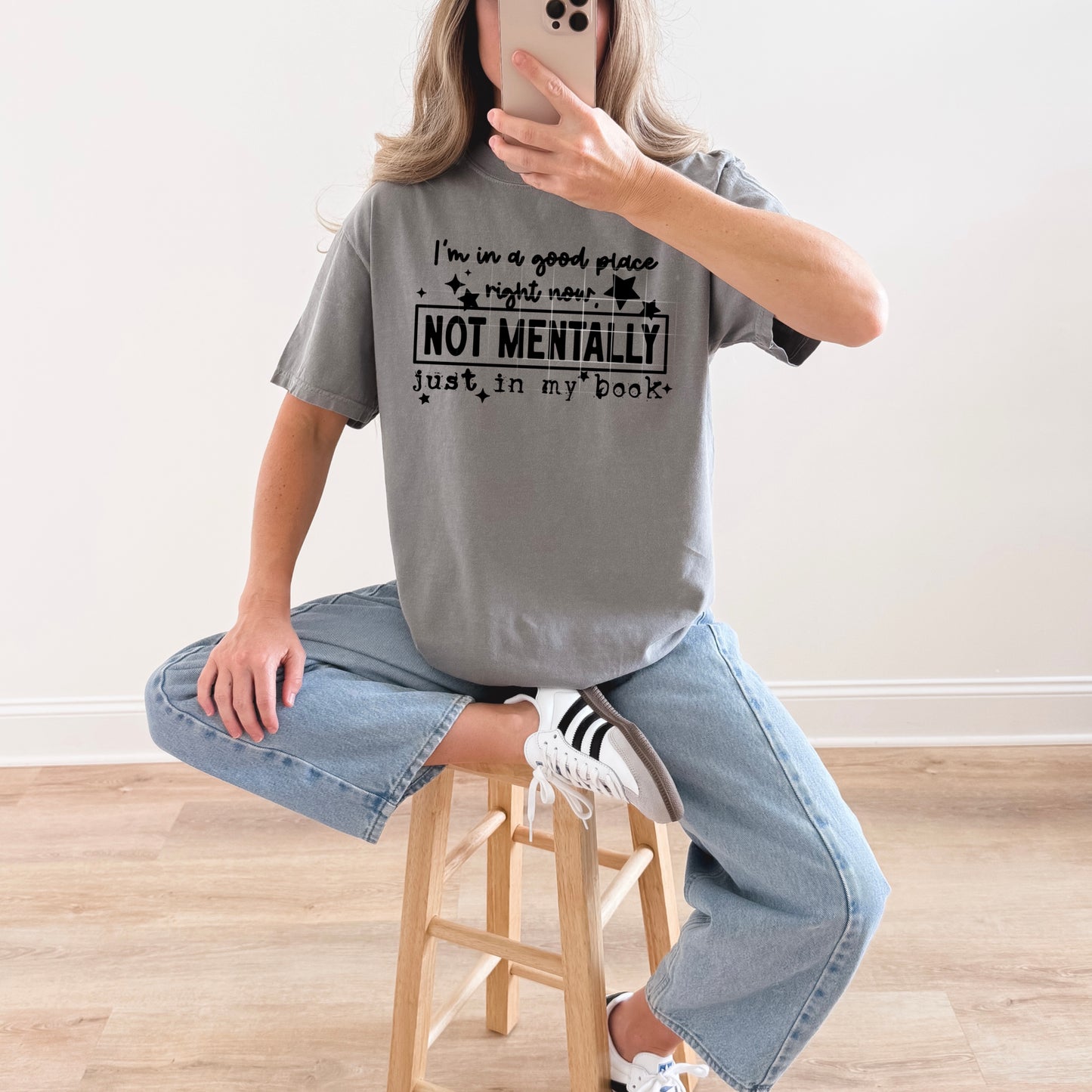 📚✨ Funny Book Lover Shirt 😆 “Not Mentally, Just In My Book” Tee