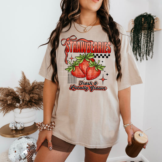 Locally Grown Strawberries – Farmcore Graphic Tee