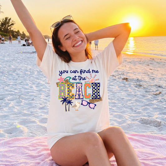 You Can Find Me at the Beach Graphic T-Shirt