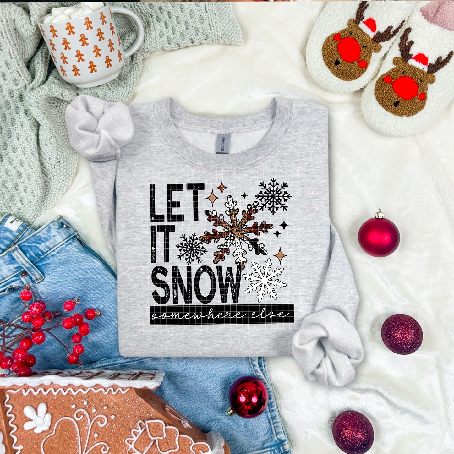 Let It Snow Graphic Crewneck