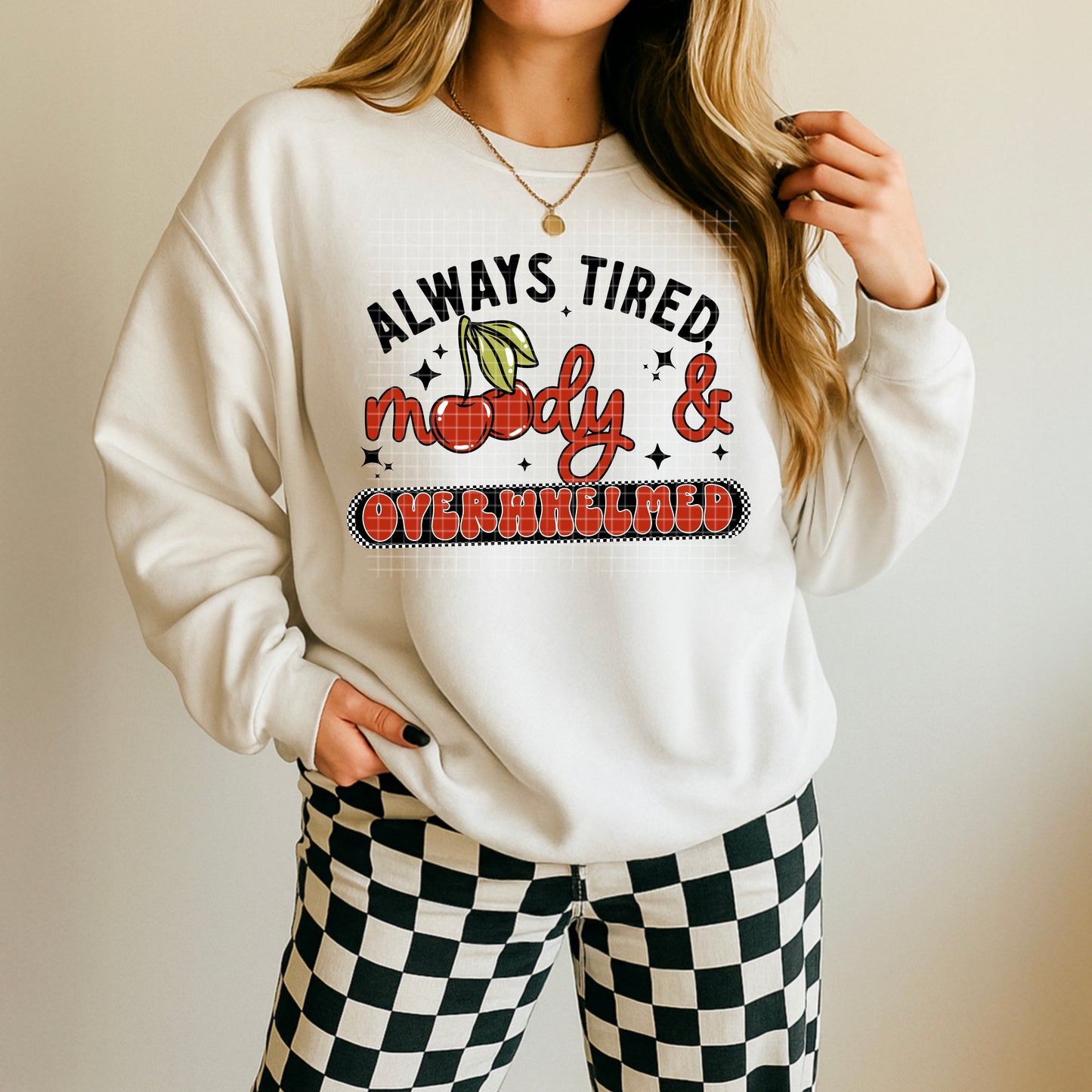 Always Tired Graphic Crewneck