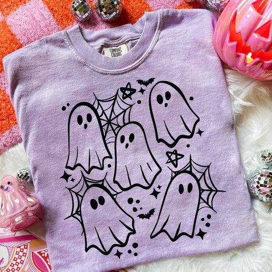Cute Ghost Halloween Graphic Tee