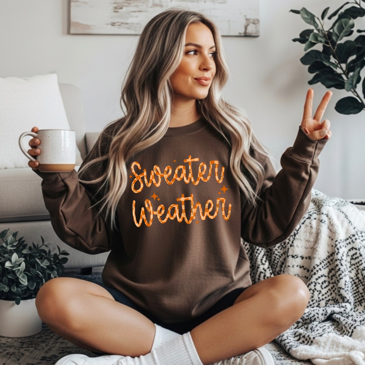 Sweater Weather Fall Crewneck 🍂☕
