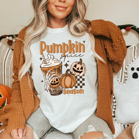 “Pumpkin Spice Season” Graphic Tee 🎃☕🍂